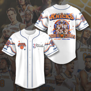 New York Knicks 2026 NBA Finals Champions Baseball Jersey - HOATT19923