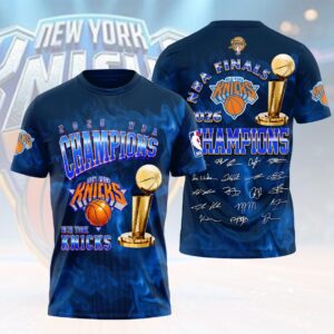 New York Knicks 2026 NBA Finals Champions 3D Apparel - HOATT19268