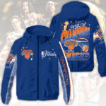 New York Knicks 2026 NBA Finals Champions 3D Windbreaker Jacket – HOATT19253