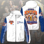 New York Knicks 2026 NBA Finals Champions 3D Windbreaker Jacket – HOATT19414