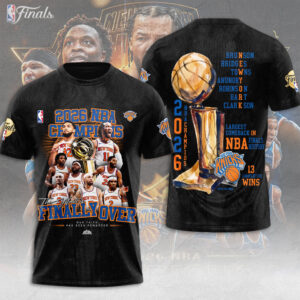 New York Knicks NBA Champions 2026 3D Apparel -  TMTHU7476