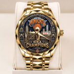New York Knicks NBA Finals Champions 2026 Alloy Luxury Quartz Watch – TANTN24140
