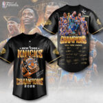 New York Knicks NBA Finals Champions 2026 Baseball Jersey – TMTHU7249