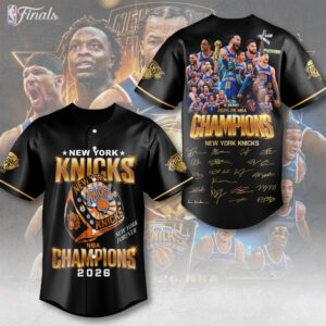 New York Knicks NBA Finals Champions 2026 Baseball Jersey - TMTHU7249