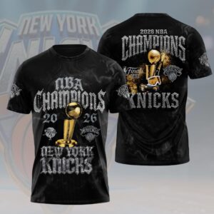 New York Knicks 2026 NBA Finals Champions 3D Apparel - HOATT19133