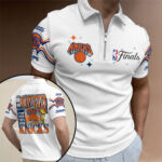 New York Knicks 2026 NBA Finals Champions Zip Polo Shirt – HOATT19210