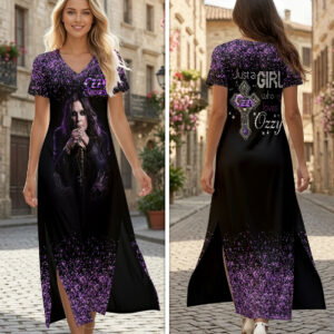 Ozzy Osbourne Short Sleeve Maxi Dress - HOATT19398