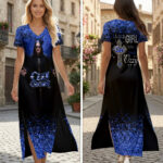 Ozzy Osbourne Short Sleeve Maxi Dress – HOATT19470
