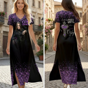 Ozzy Osbourne Short Sleeve Maxi Dress - HOATT19531