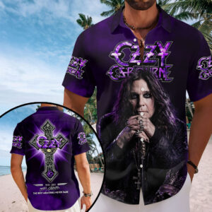 Ozzy Osbourne Short Sleeve Button-Down Shirt – HOATT19139