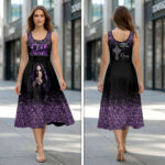 Ozzy Osbourne Sleeveless Knee-Length Dress – HOATT19758