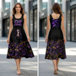 Ozzy Osbourne Sleeveless Knee-Length Dress – HOATT19760