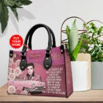 Personalized Elvis Presley Leather HandBag – TMTHU7194