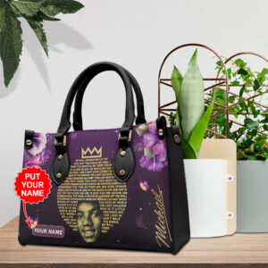 Personalized Michael Jackson Leather HandBag - TMTHU7781