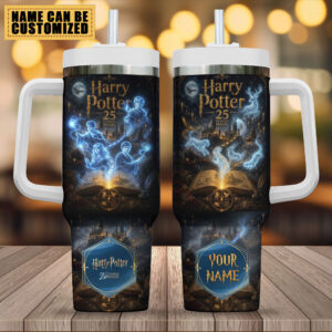 Personalized Harry Potter 25th Anniversary 40oz Tumbler - TMTHU7454