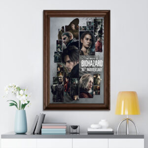 Resident Evil 30th Anniversary Rectangle Canvas With Inner Frame - TMTHU7485