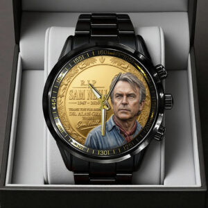 Sam Neill Black Stainless Steel Watch - TANTN24310