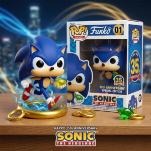 Sonic the Hedgehog 35th Anniversary 3D Collectible Vinyl Figure - TANTN24054