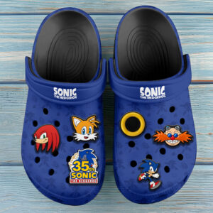 Sonic the Hedgehog 35th Anniversary Custom Clogs - GNE7568
