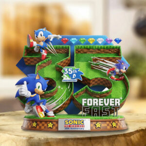 Sonic the Hedgehog 35th Anniversary Custom Shape Acrylic Plaque - TMTHU7265
