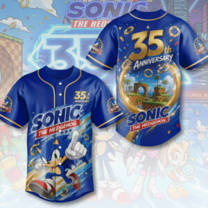 Sonic the Hedgehog 35th Anniversary Baseball Jersey - TMTHU7505
