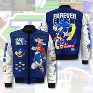 Sonic the Hedgehog 35th Anniversary 3D Bomber Jacket - HOATT19338