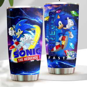 Sonic the Hedgehog 35th Anniversary Tumbler Cup - HOATT19187