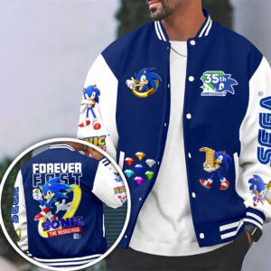 Sonic the Hedgehog 35th Anniversary Varsity Jacket – HOATT19191