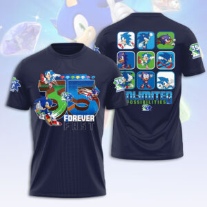 Sonic the Hedgehog 35th Anniversary 3D Apparel - HOATT19157