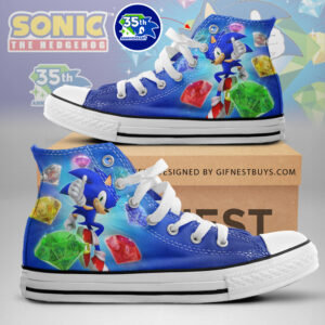 Sonic the Hedgehog High Top Canvas Shoes - TMTHU7276