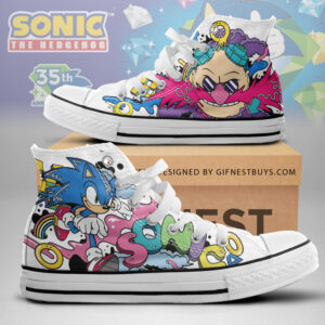 Sonic the Hedgehog High Top Canvas Shoes - TMTHU7230
