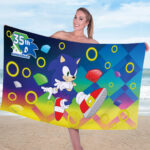 Sonic the Hedgehog 35th Anniversary Rectangle Beach Towel – TANTN24091