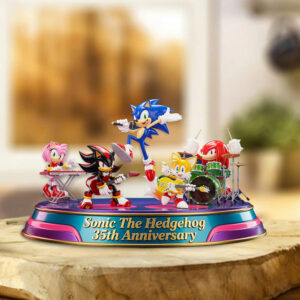 Sonic the Hedgehog 35th Anniversary Custom Shape Acrylic Plaque - TANTN24106