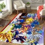 Sonic the Hedgehog 35th Anniversary Rectangular Rug – TANTN24088