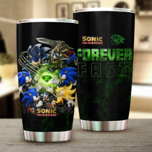 Sonic the Hedgehog 35th Anniversary Tumbler Cup - GNE7502