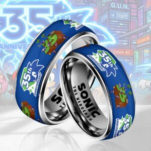 Sonic the Hedgehog 35th Anniversary Custom Alloy Ring - HOATT19193
