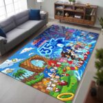 Sonic the Hedgehog 35th Anniversary Rectangular Rug – HOATT19162