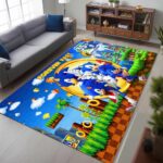 Sonic the Hedgehog 35th Anniversary Rectangular Rug – HOATT19209
