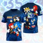 Sonic the Hedgehog 35th Anniversary 3D Apparel – HOATT19194