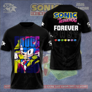 Sonic the Hedgehog 35th Anniversary 3D Apparel - GNE7361