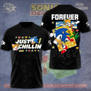 Sonic the Hedgehog 35th Anniversary 3D Apparel - GNE7362