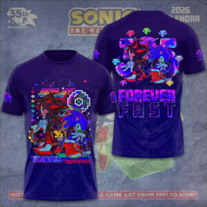 Sonic the Hedgehog 35th Anniversary 3D Apparel - GNE7363