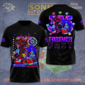 Sonic the Hedgehog 35th Anniversary 3D Apparel - GNE7364