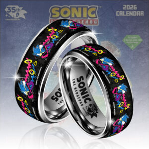 Sonic the Hedgehog 35th Anniversary Custom Alloy Ring - GNE7376