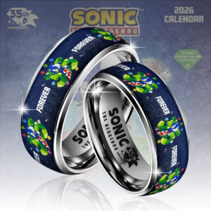 Sonic the Hedgehog 35th Anniversary Custom Alloy Ring - GNE7378