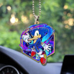 Sonic the Hedgehog 35th Anniversary Custom shape 2-sided Acrylic Car Ornament – GNE7411
