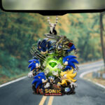 Sonic the Hedgehog 35th Anniversary Custom shape 2-sided Acrylic Car Ornament – GNE7503