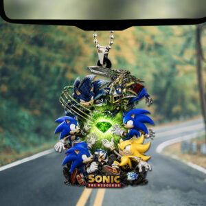 Sonic the Hedgehog 35th Anniversary Custom shape 2-sided Acrylic Car Ornament - GNE7503
