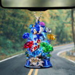 Sonic the Hedgehog 35th Anniversary Custom shape 2-sided Acrylic Car Ornament – GNE7506