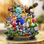 Sonic the Hedgehog 35th Anniversary Custom Shape Acrylic Plaque – GNE7425
